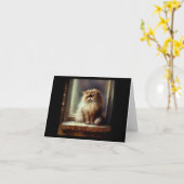 Perzisch kat kaart (Gele Bloem)