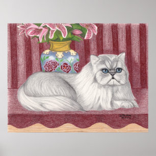 Perzisch kat poster