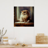 Perzisch kat poster (Keuken)