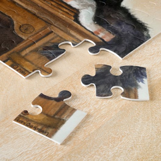 Perzisch kat Puzzle Legpuzzel (Zijkant)