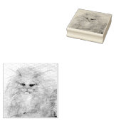 Perzisch kat rubberstempel (Gestempeld)