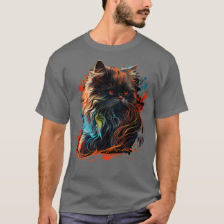 Perzisch kat t-shirt