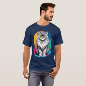 Perzisch kat t-shirt (Voorkant volledig)