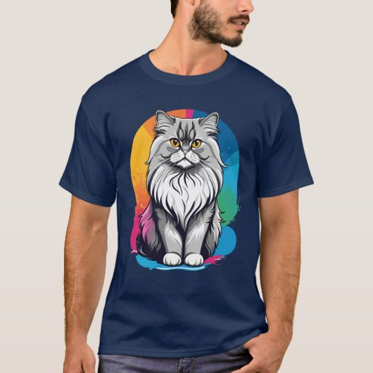 Perzisch kat t-shirt (Voorkant)