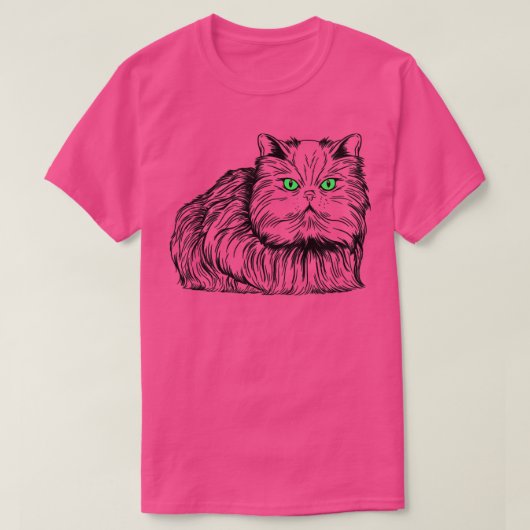 Perzisch kat t-shirt (Design voorkant)