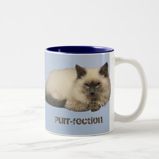 Perzisch kat tweekleurige koffiemok (Rechts)