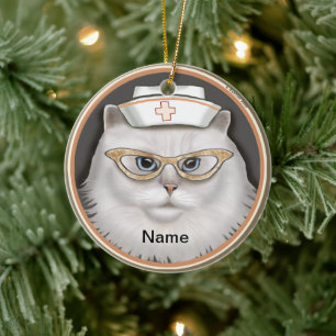 Perzisch kattenzuster keramisch ornament