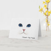 Perzisch katteras Birthday Kaart (Gele Bloem)