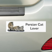 Perzisch kattewerk bumpersticker (Op auto)