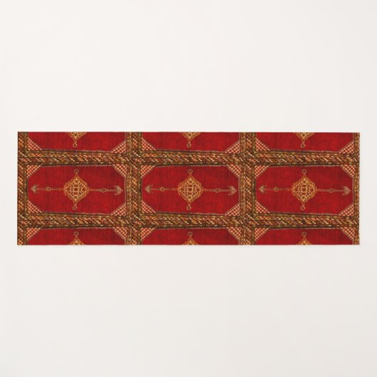 Perzisch kijkpatroon yogamat (Voorkant (horizontaal))