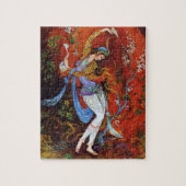 Perzisch meisje dat wijn van jug schildert legpuzzel (Verticaal)