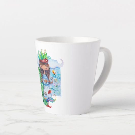 Perzisch meisje latte mok (Rechterhoek)