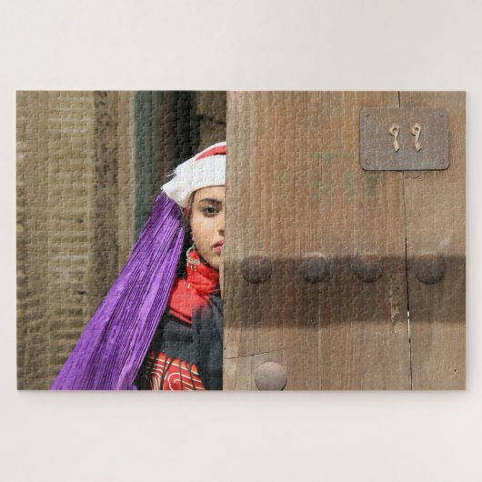 Perzisch meisje legpuzzel (Horizontaal)