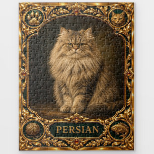 Perzisch, met juwelen versierde erfstuk kunst legpuzzel