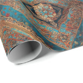 Perzisch Modern Mooi Oud Patroon Collectie Cadeaupapier (Rol Hoek)