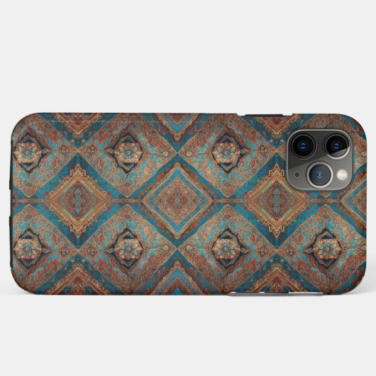Perzisch Modern Mooi Oud Patroon Collectie Case-Mate iPhone Case (Achterkant (horizontaal))
