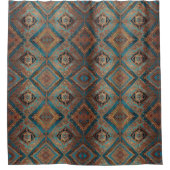 Perzisch Modern Mooi Oud Patroon Collectie Douchegordijn (Voorkant)