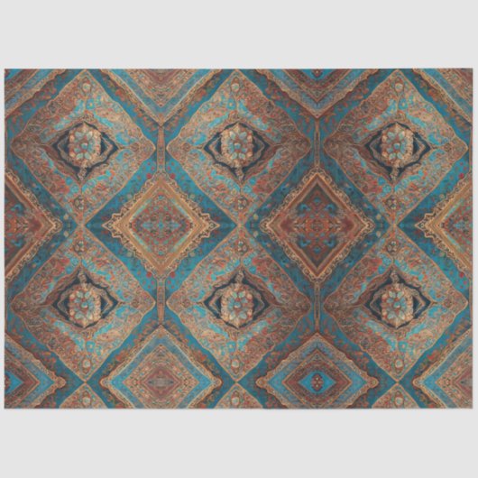 Perzisch Modern Mooi Oud Patroon Collectie Tissuepapier (Voorkant)