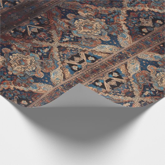 Perzisch Mooi Oud Patroon Modern Collectie Cadeaupapier (Hoek)