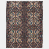 Perzisch Mooi Oud Patroon Modern Collectie Fleece Deken (Voorkant)