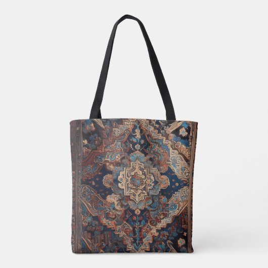 Perzisch Mooi Oud Patroon Modern Collectie Tote Bag (Achterkant)