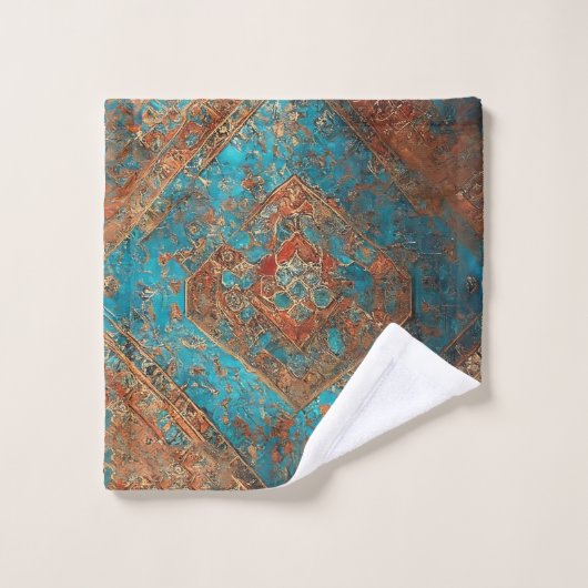 Perzisch Mooi Oud Patroon Populair Collectie Bad Handdoek (Wasdoekje)