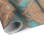 Perzisch Mooi Oud Patroon Populair Collectie Cadeaupapier (Rol Hoek)