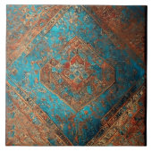 Perzisch Mooi Oud Patroon Populair Collectie Tegeltje (Voorkant)