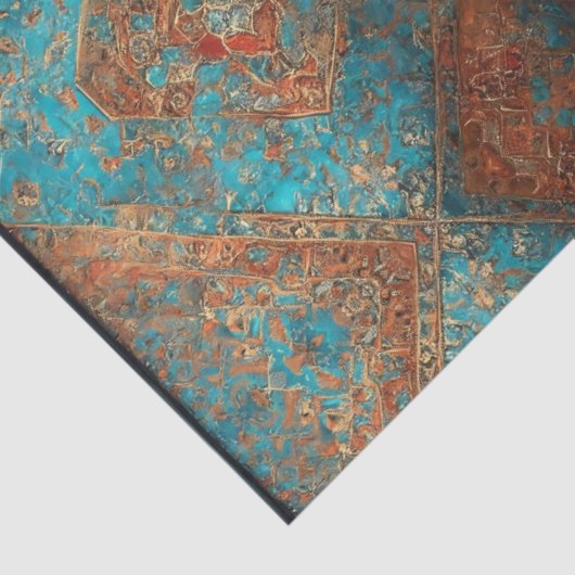 Perzisch Mooi Oud Patroon Populair Collectie Tissuepapier (Detail)