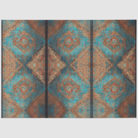 Perzisch Mooi Oud Patroon Populair Collectie Tissuepapier (Voorkant)