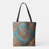 Perzisch Mooi Oud Patroon Populair Collectie Tote Bag (Achterkant)