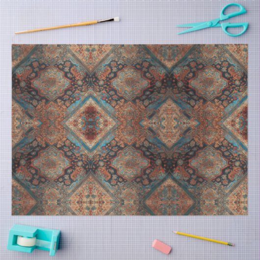 Perzisch mooi oud patroontrendy Collectie Tissuepapier (Craft)