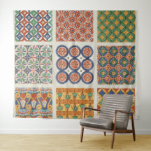 Perzisch mozaïekwandtapijt