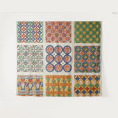 Perzisch mozaïekwandtapijt wandkleed (Voorkant (horizontaal))