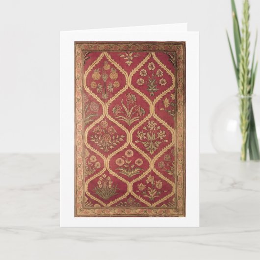 Perzisch of Turks tapijt, 16e/17e eeuw (wol) Kaart (Voorkant)