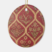 Perzisch of Turks tapijt, 16e/17e eeuw (wol) Keramisch Ornament (Links)