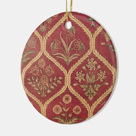 Perzisch of Turks tapijt, 16e/17e eeuw (wol) Keramisch Ornament (Links)