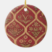 Perzisch of Turks tapijt, 16e/17e eeuw (wol) Keramisch Ornament (Achterkant)