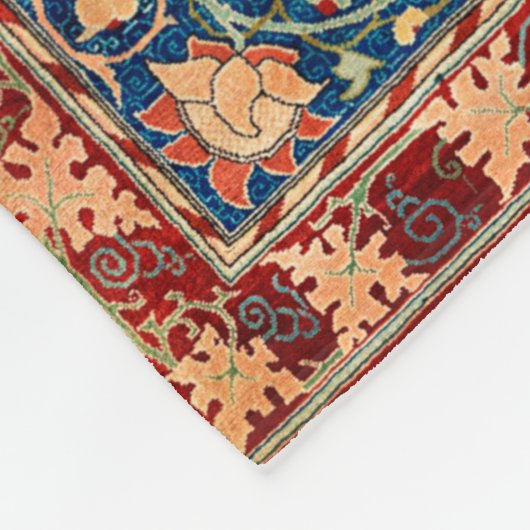 Perzisch ontwerp fleece deken (Hoek)