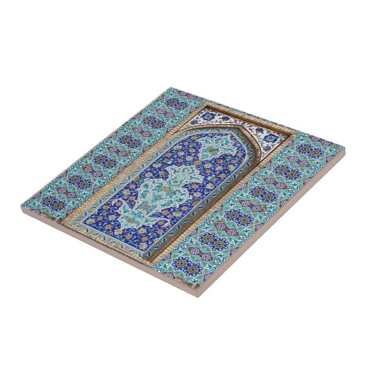 Perzisch ontwerp tegeltje (Zijkant)