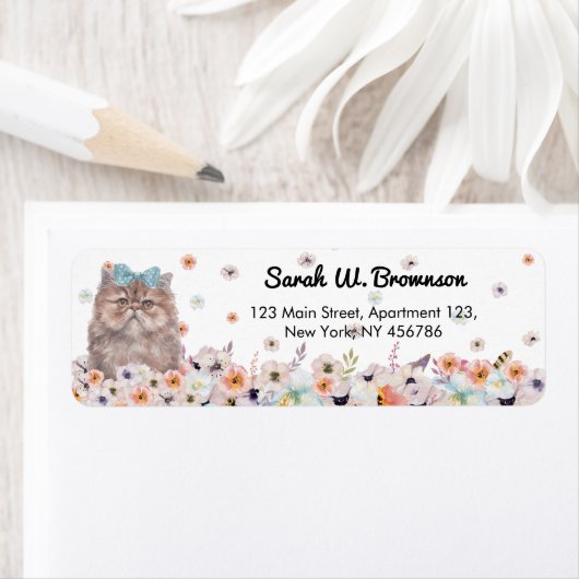 Perzisch ontwerp van de cif-kat van het schildpad etiket (Insitu)