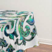 Perzisch oosterpatroon, alleen en parelachtig tafelkleed (Voorbeeld)