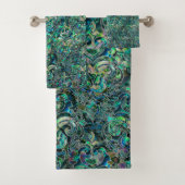 Perzisch oosterpatroon, alleen en zilver bad handdoek (Insitu)