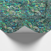 Perzisch oosterpatroon, alleen en zilver cadeaupapier (Hoek)