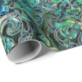 Perzisch oosterpatroon, alleen en zilver cadeaupapier (Rol Hoek)