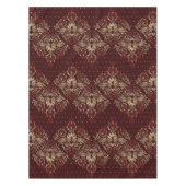 Perzisch Orientaal patroon diep rood en goud Tafelkleed (Voorkant)