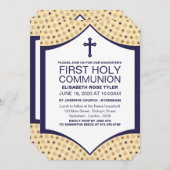 Perzisch Patroon, Eerste Heilige Communie Kaart (Voorkant / Achterkant)