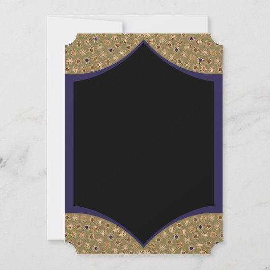 Perzisch Patroon, Eerste Heilige Communie Kaart (Achterkant)