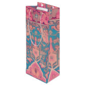 Perzisch patroon Gift Bag Wijn Cadeautas (Achterkant Gekanteld)