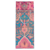 Perzisch patroon Gift Bag Wijn Cadeautas (Achterkant)